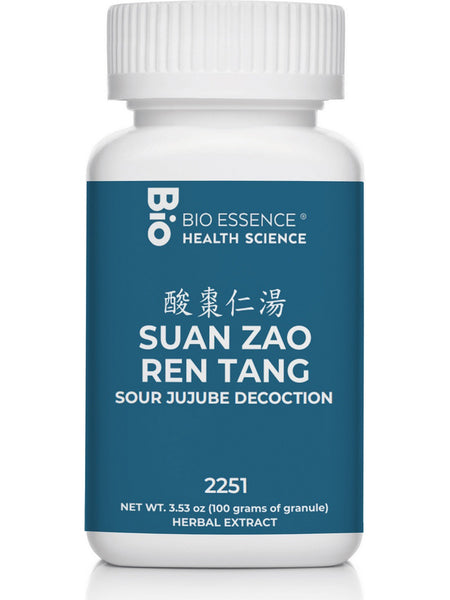 Bio Essence Health Science, Suan Zao Ren Tang, Zizyphus Decoction, Granules, 100 grams