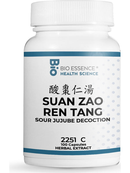 Bio Essence Health Science, Suan Zao Ren Tang, Zizyphus Decoction, 100 Capsules