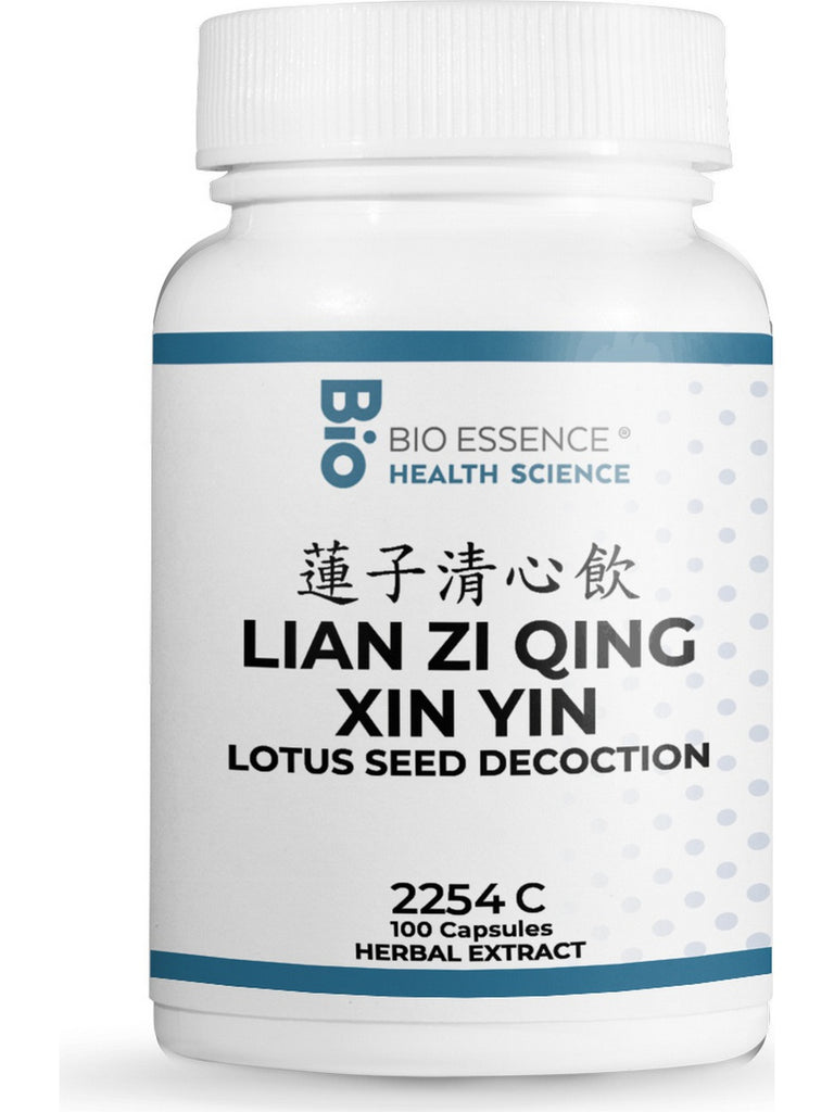 Bio Essence Health Science, Lian Zi Qing Xin Yin, Lotus Seed Decoction, 100 Capsules