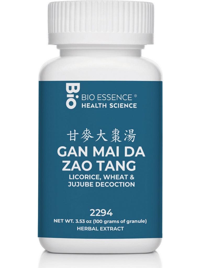 Bio Essence Health Science, Gan Mai Da Zao Tang, Licorice, Wheat & Jujube Decoction, Granules, 100 grams