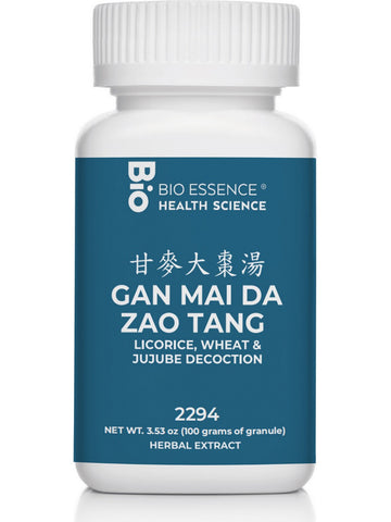 Bio Essence Health Science, Gan Mai Da Zao Tang, Licorice, Wheat & Jujube Decoction, Granules, 100 grams