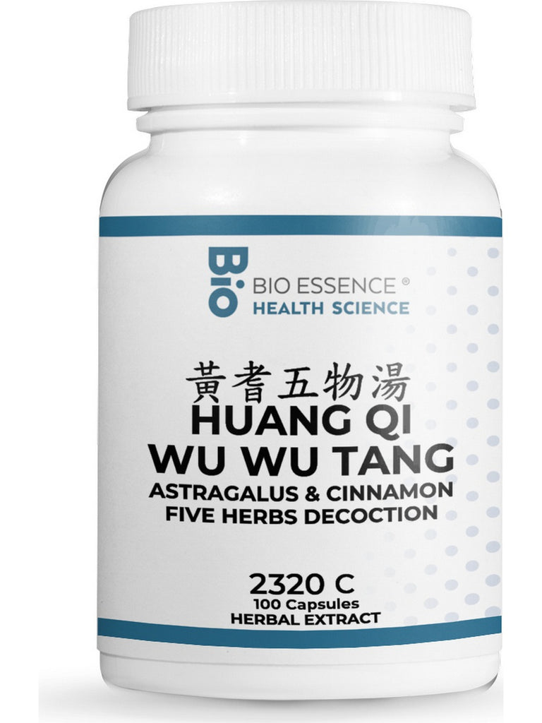 Bio Essence Health Science, Huang Qi Wu Wu Tang, Astragalus & Cinnamon Five He, 100 Capsules
