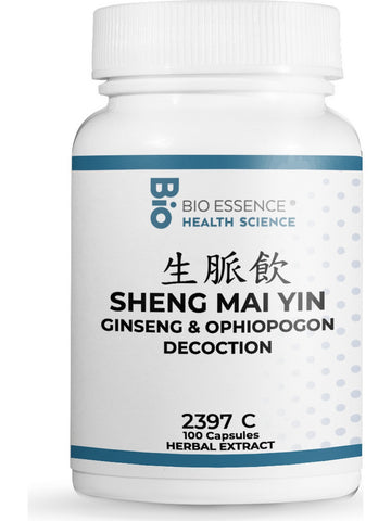 Bio Essence Health Science, Sheng Mai Yin, Ginseng & Ophiopogon Decoction, 100 Capsules