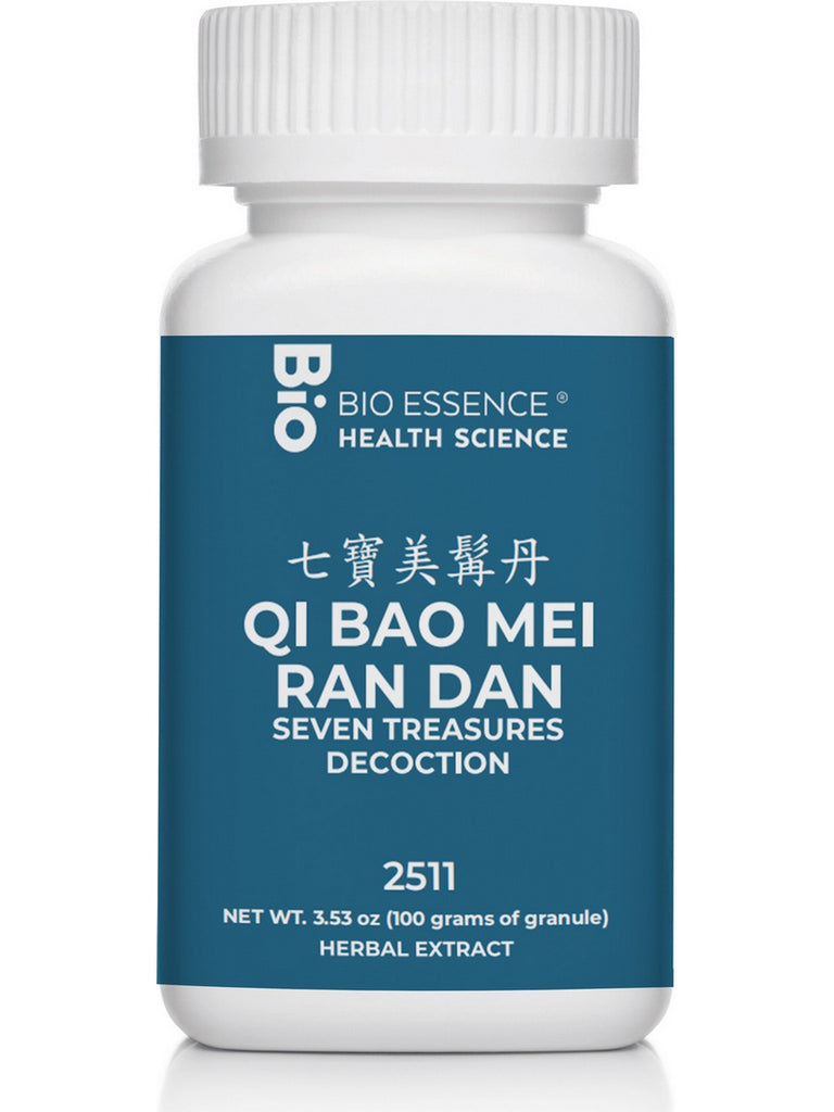 Bio Essence Health Science, Qi Bao Mei Ran Dan, Seven Treasure Decoction, Granules, 100 grams