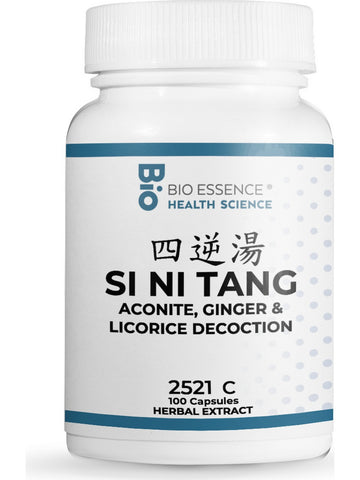 Bio Essence Health Science, Si Ni Tang, Aconite, Ginger & Licorice Decoction, 100 Capsules