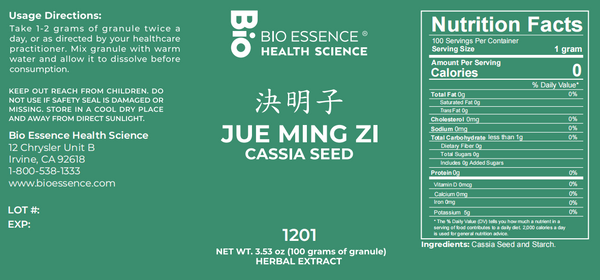 Bio Essence Health Science, Jue Ming Zi, Cassia Seed, 5:1 Extract Granules, 100 grams