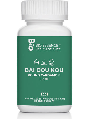 Bio Essence Health Science, Bai Dou Kou, Round Cardamom Fruit, 5:1 Extract Granules, 100 grams