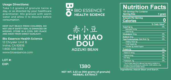 Bio Essence Health Science, Chi Xiao Dou, Red Bean, 5:1 Extract Granules, 100 grams