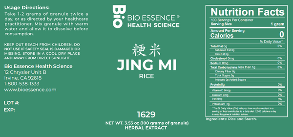 Bio Essence Health Science, Jing Mi, Nonglutinous Rice, 5:1 Extract Granules, 100 grams