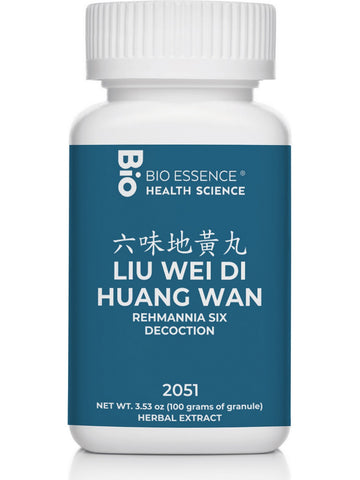 Bio Essence Health Science, Liu Wei Di Huang Wan, Rehmannia Six Decoction, Granules, 100 grams