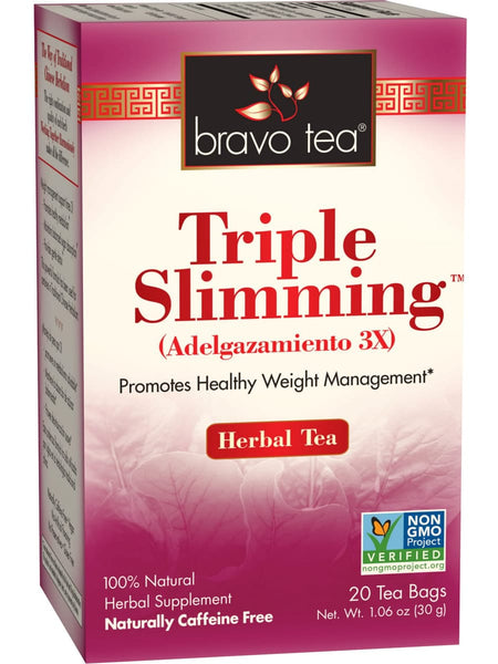 ** 12 PACK ** Bravo Tea, Triple Slimming, 20 Tea Bags