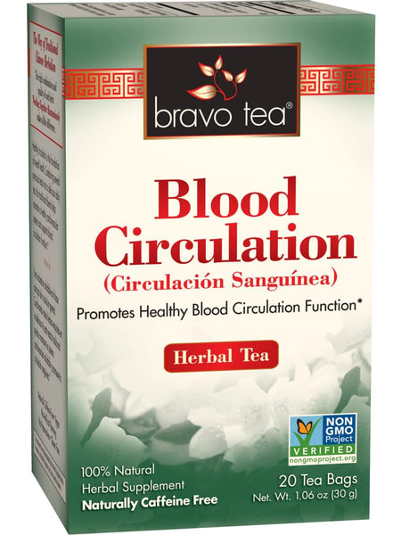 ** 12 PACK ** Bravo Tea, Blood Circulation, 20 Tea Bags
