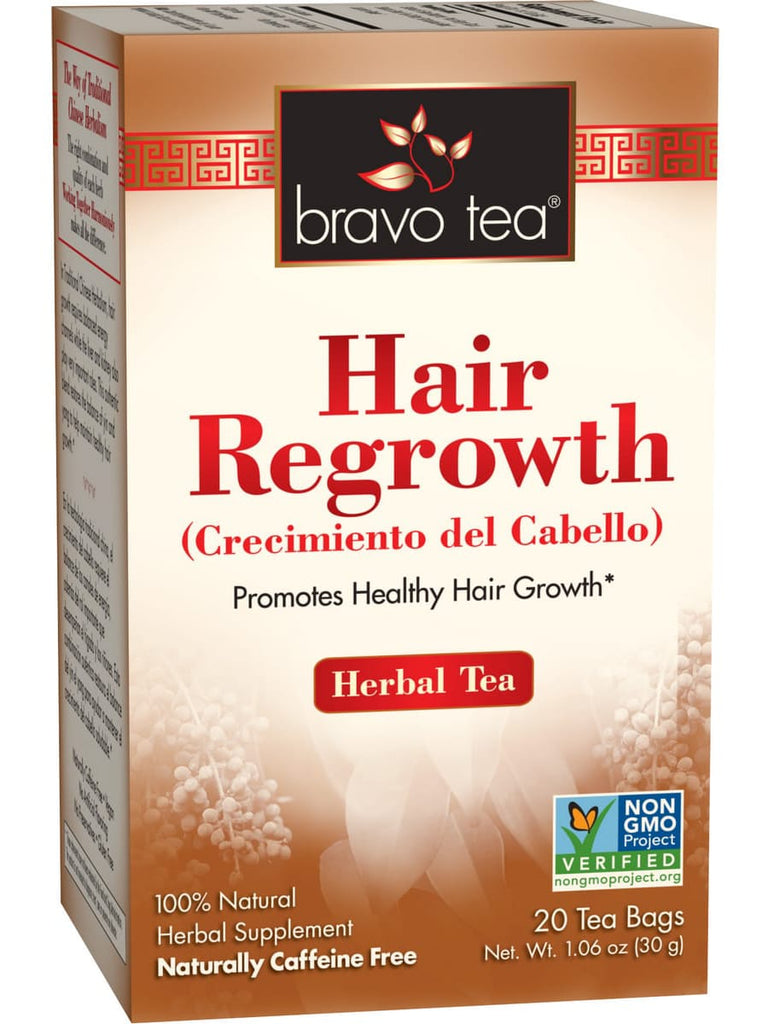 ** 12 PACK ** Bravo Tea, Hair Regrowth, 20 Tea Bags