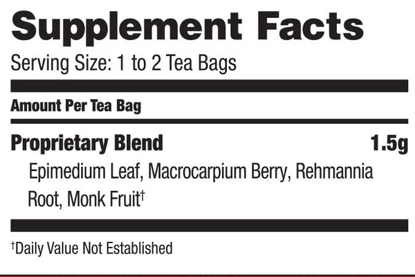Bravo Tea, Horny Goat Weed, 20 Tea Bags