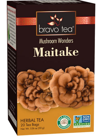 ** 12 PACK ** Bravo Tea, Maitake, 20 Tea Bags