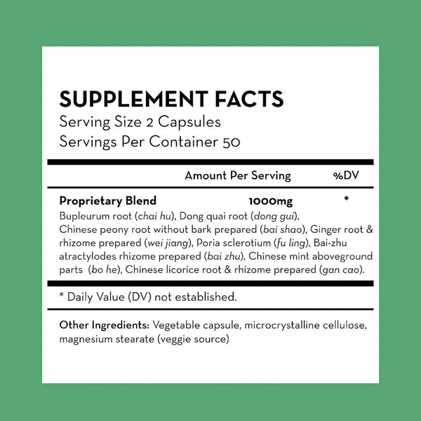 DAO Labs, Xiao Yao San, Free and Easy Wanderer, 100 Herbal Capsules