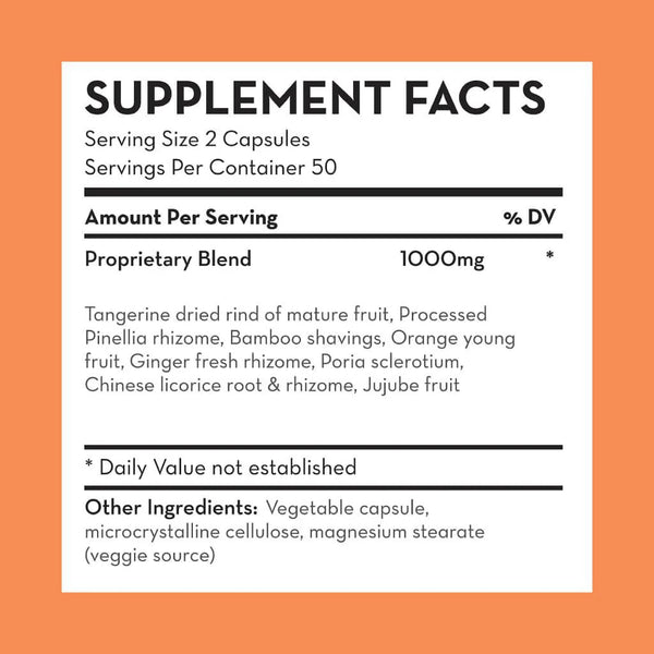 DAO Labs, Wen Dan Tang, Warm The Gallbladder Decoction, 100 Herbal Tablets