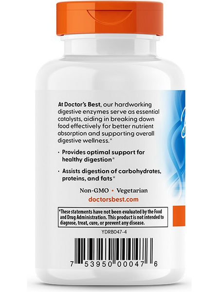 Doctor's Best, Digestive Enzymes, 90 Veggie Caps