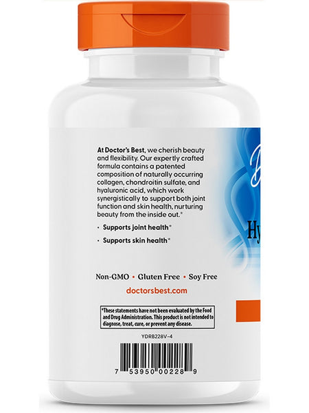 Doctor's Best, Hyaluronic Acid + Chondroitin Sulfate, 180 Veggie Capsules
