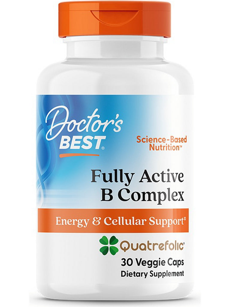 Doctor's Best, Fully Active B Complex, 30 veggie caps