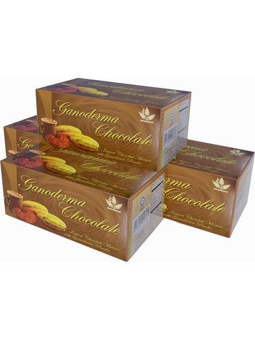 ** 12 PACK ** Dynalab, Ganoderma Coffee, Hot Chocolate, 30 Sachets per box