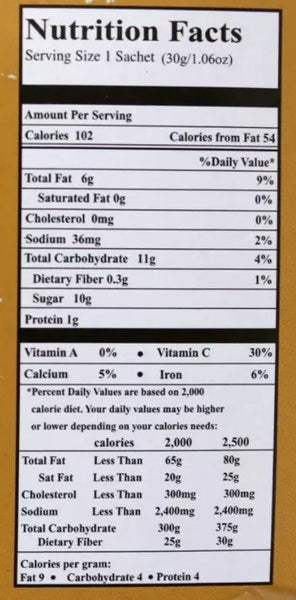 Dynalab, Ganoderma Coffee, Hot Chocolate, 30 Sachets per box