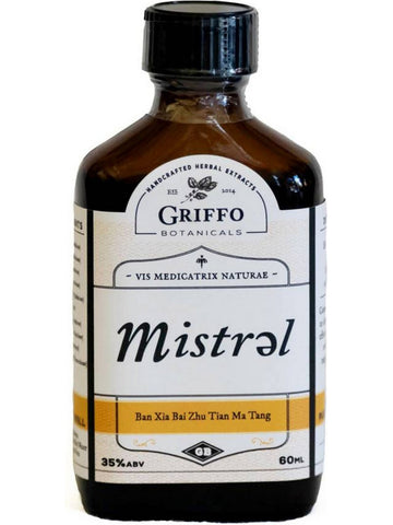 Griffo Botanicals, Mistrel, Ban Xia Bai Zhu Tian Ma Tang, 60 ml