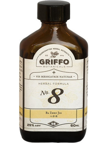 Griffo Botanicals, No. 8, Ba Zhen Jiu, 60 ml