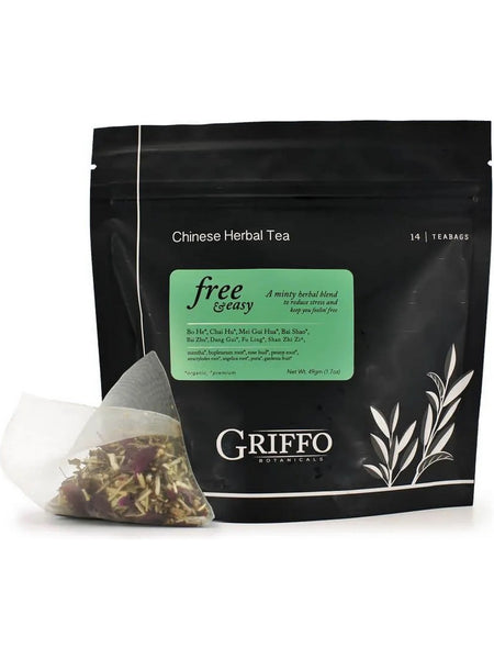 Griffo Botanicals, Free & Easy Tea, Jia Wei Xiao Yao San, 14 Teabags