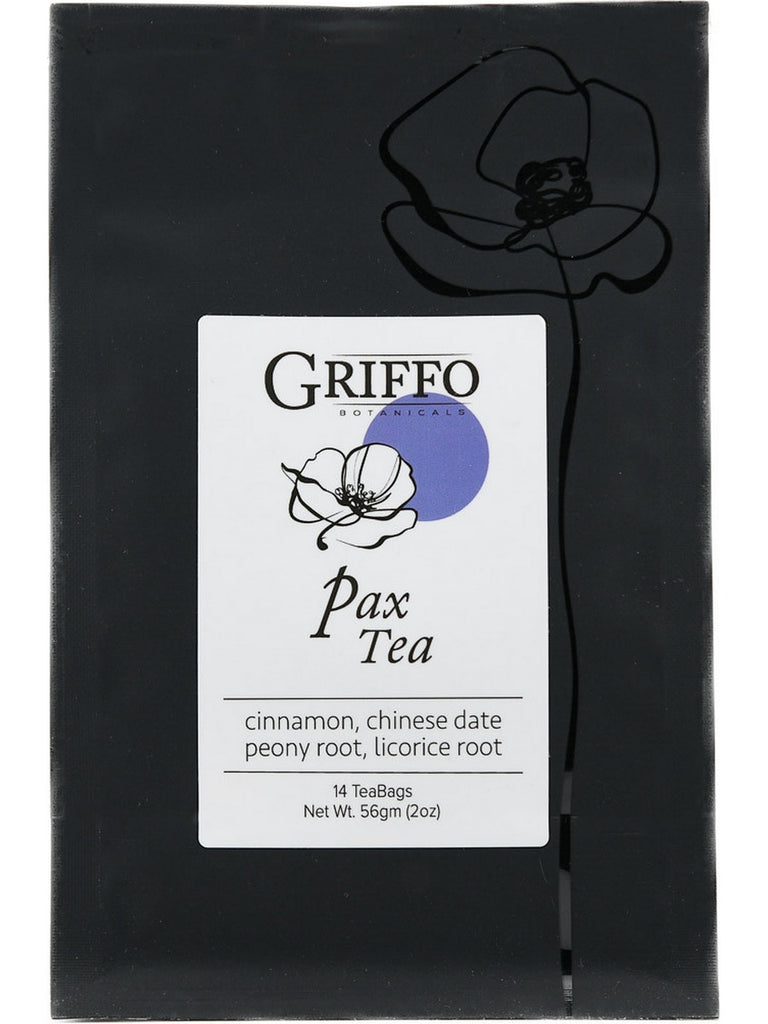 Griffo Botanicals, Pax Tea, 14 Tea Bags