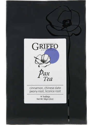 Griffo Botanicals, Pax Tea, 14 Tea Bags