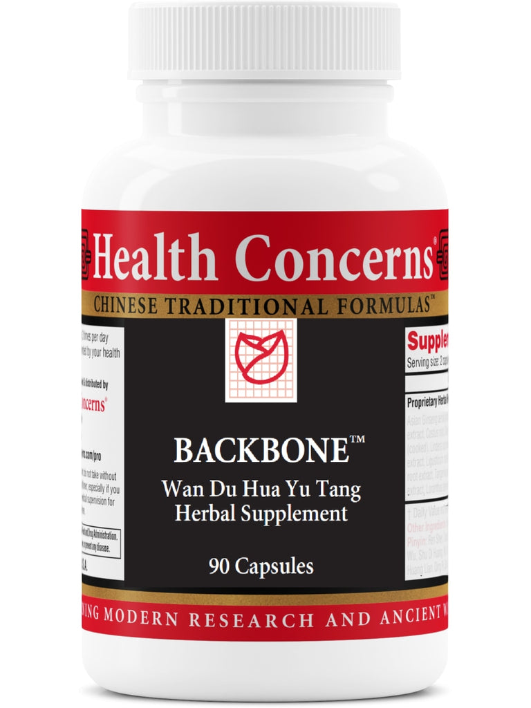 Backbone, 90 ct, Health Concerns