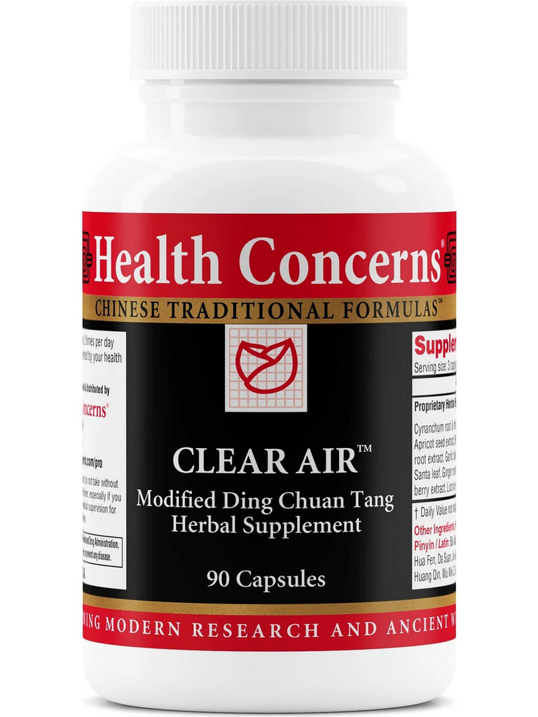 Clear Air, 90 ct, Health Concerns