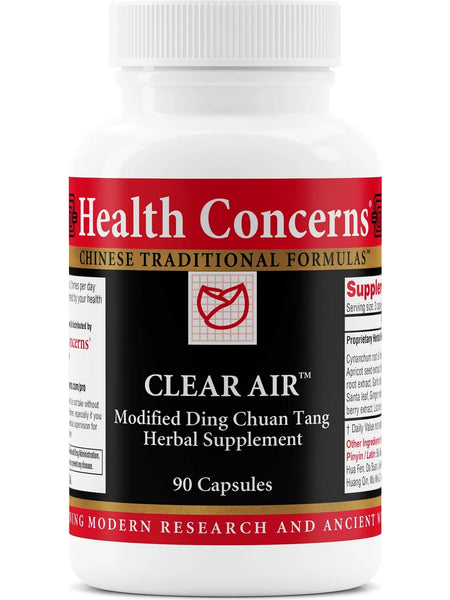 Clear Air, 90 ct, Health Concerns