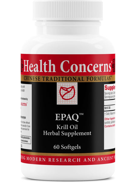 EPAQ, 60 softgels, Health Concerns