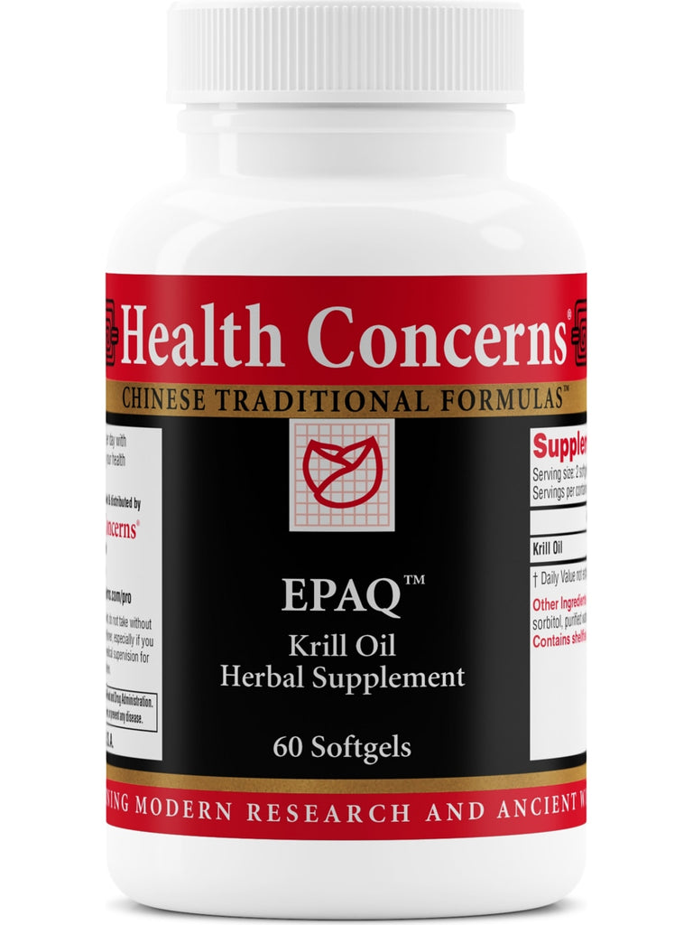 EPAQ, 60 softgels, Health Concerns
