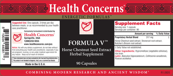 Health Concerns, Formula V, 90 ct