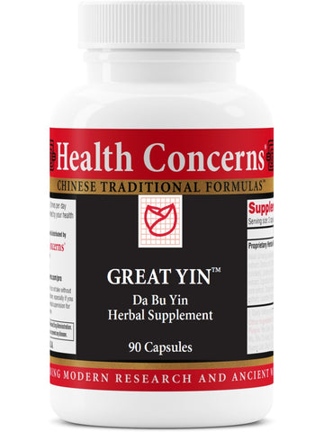 Great Yin, 90 ct, Health Concerns