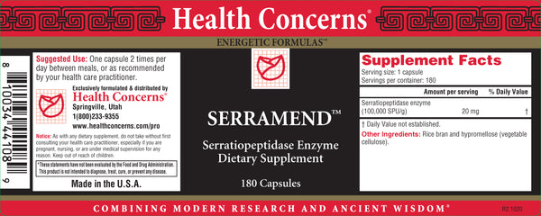 Health Concerns, Serramend, 180 ct
