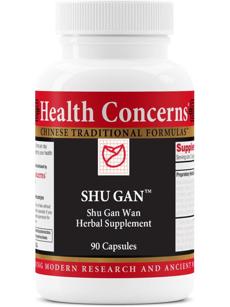 Shu Gan, 90 ct, Health Concerns