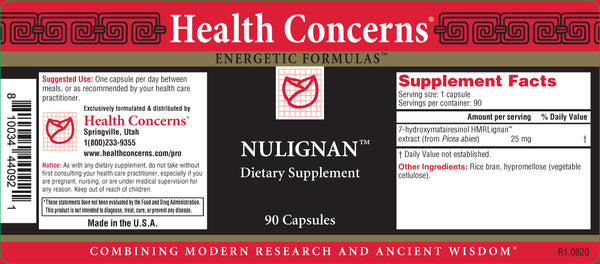 Health Concerns, Nulignan, 90 ct