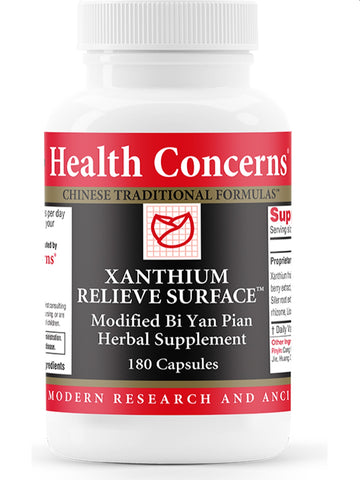 Health Concerns, Xanthium Relieve Surface, 180 ct