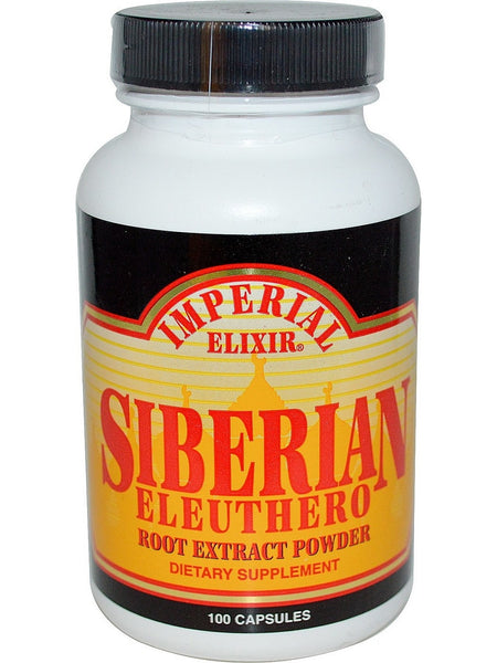 Imperial Elixir, Siberian Eleuthero, 100 Capsules
