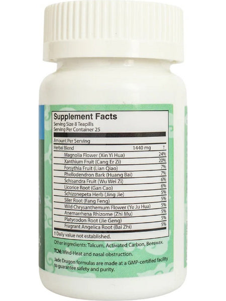 Jade Dragon, Cool Sinus, Bi Yan Wan, 200 pills