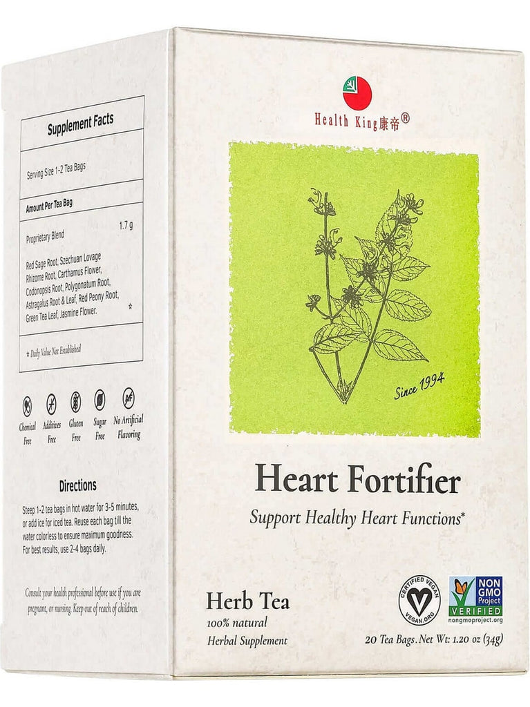 Health King, Heart Fortifier Tea, 20 tea bags