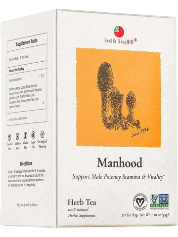 Health King, Manhood Tea, 20 tea bags