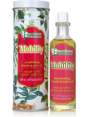 ** 12 PACK ** Bamboo Pharmacy, Mobility Muscle & Joint Rub, Ji Rou Guan Jie You, 1.69 Fluid Oz