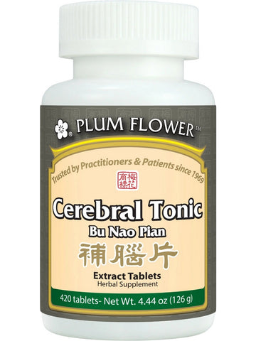 Plum Flower, Cerebral Tonic, Bu Nao Pian, 420 Tablets