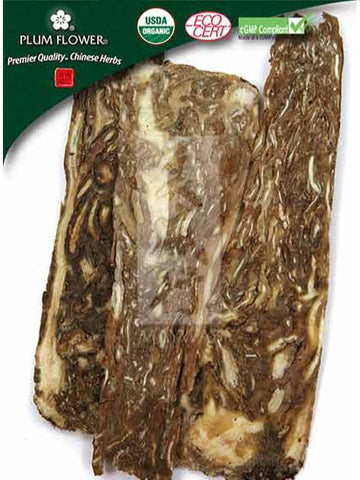 Plum Flower, Dang Gui Pian, Angelica sinensis root, palm sliced, Organic Whole Herb, 500 grams