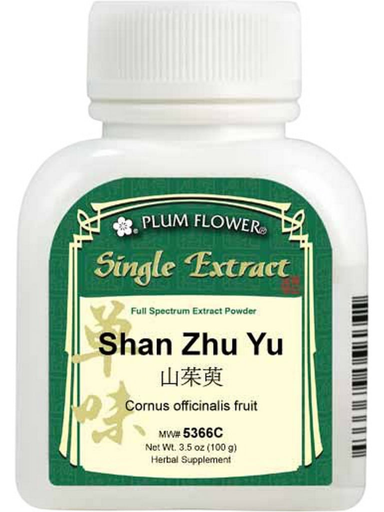 Plum Flower, Shan Zhu Yu, Cornus officinalis fruit, 5:1 Extract Powder, 100 grams